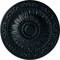 Ekena Millwork Lunel Ceiling Medallion (Fits Canopies up to 3 3/4"), Hand-Painted Night Shade, 20 1/4"OD x 1 1/2"P CM20LUNSF - alternate 1